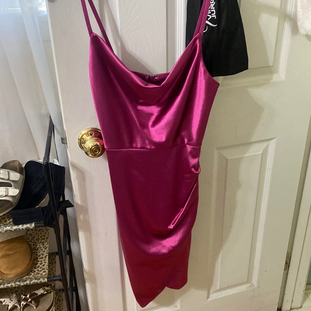 Velvet pink dress size 0